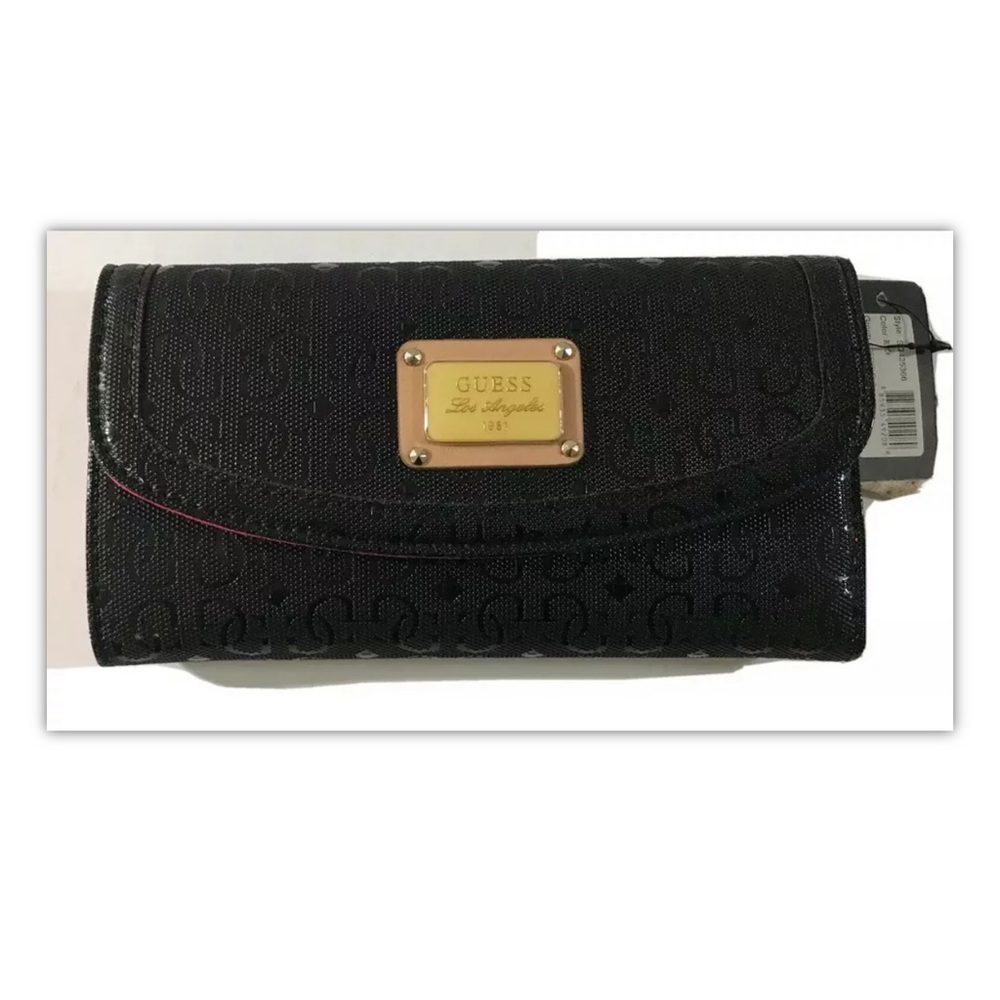 GUESS Los Angeles Women’s Wallet Black & Berry